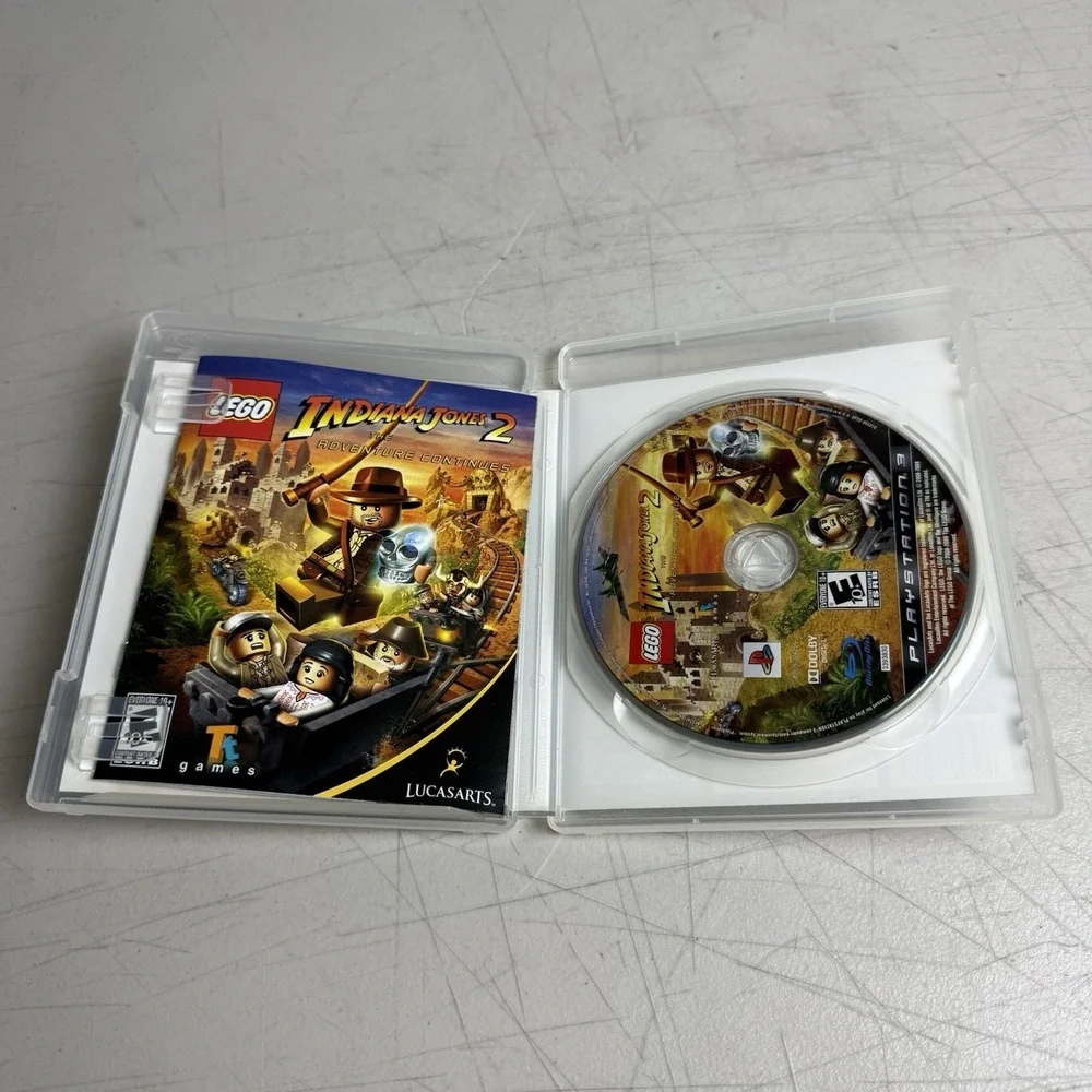 Lego Indiana Jones 2 The Adventure Continues PS3 PlayStation 3 AD Complete CIB..
